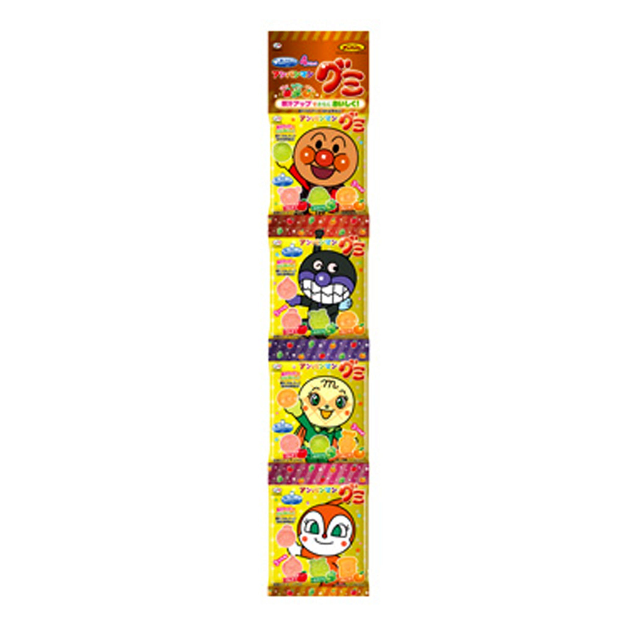 Fujiya Anpanman Gummy 4-Packs